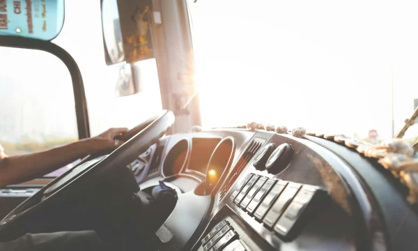 Accidente en transporte público
